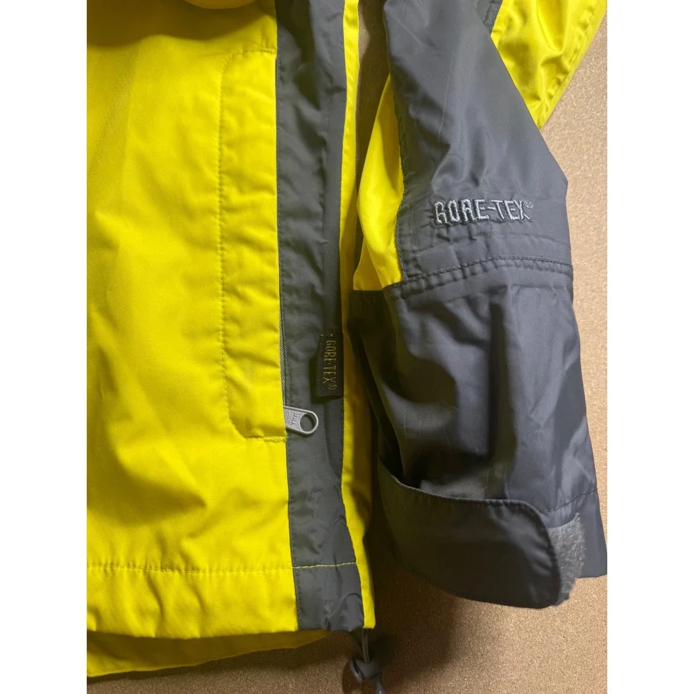 The‎ North Face Summit Series GORE-TEX Raintex Jacket Yellow Grey XL NP10311